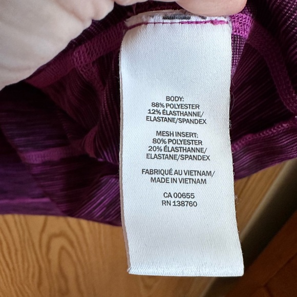 Hyba XXL tank top EUC space dye pink black racerback - Picture 5 of 6